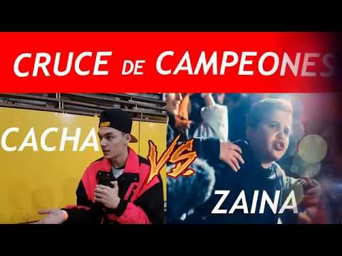 Cacha & zayna  vs MC pirata TREMENDO BATALLON SEMIFINAL( metralleta de cacha)