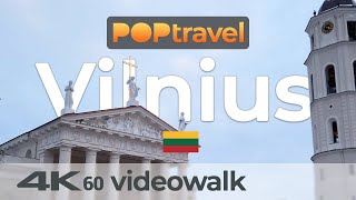 Walking in VILNIUS / Lithuania 🇱🇹- Around the Old Town - 4K 60fps (UHD)