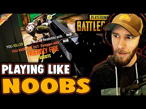 chocoTaco and Crew Can Win PUBG Playing Likes Noobs ft. VSNZ, Swagger, & Boom - Erangel Squads