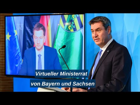 Virtueller Ministerrat von Bayern und Sachsen - Bayern