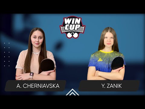 16:45 Alina Cherniavska - Yulianna Zanik West 4 WIN CUP 15.04.2024 | TABLE TENNIS WINCUP