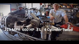 223MPH Homemade 3 Liter Sheet Metal Engine Sets New Speed Record