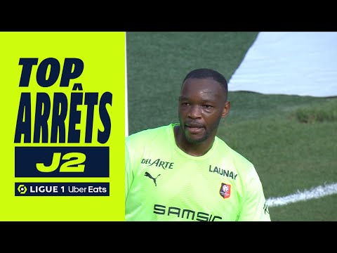 Top arrêts 2ème journée - Ligue 1 Uber Eats / 2022-2023