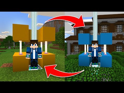 How to Build a TELEPORT MACHINE in Minecraft (Pocket Edition, PS4/3, Xbox, Switch, PC)