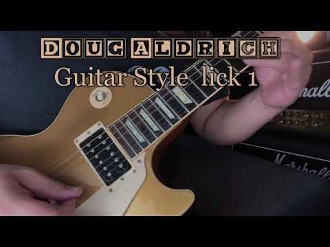 Doug Aldrich Guitar Style Lick 1 (Jorge Zuñiga)