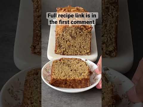 EGGLESS Banana Bread | Worlds best Eggless Banana Bread recipe | Soft & Moist Banana Bread