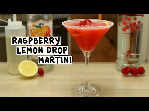 Raspberry Lemon Drop Martini