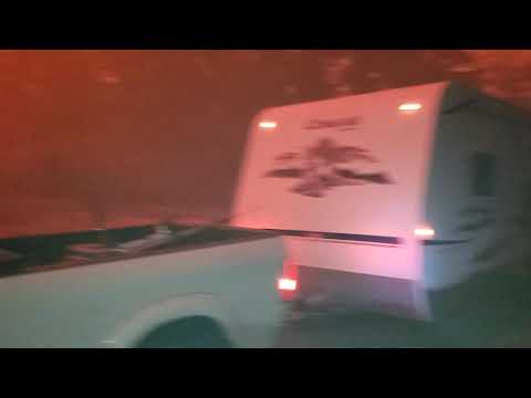 Holiday Farm Fire Hwy 126 mile marker 23 2:05pm September 8th 2020