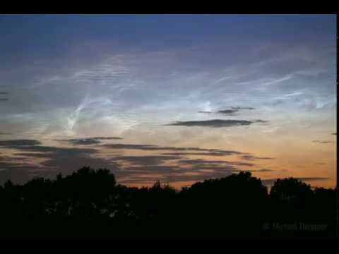 Noctilucent clouds on 10/11 July 2015 (time-lapse)