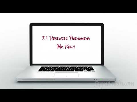 AP Precalculus – 3.1 Periodic Phenomenon