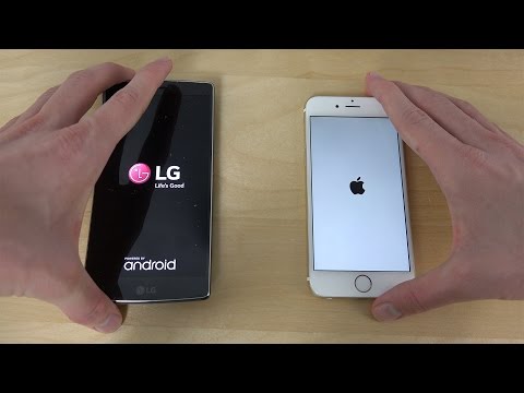 LG G Flex 2 vs. iPhone 6 iOS 8.2 - Which Is Faster? (4K)