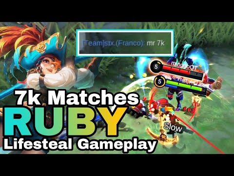 How To Counter Thamuz at Laning using RUBY 2022 | NEW EMBLEM & BUILD | ikanji | MOBILE LEGENDS