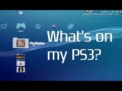 What's on my PS3