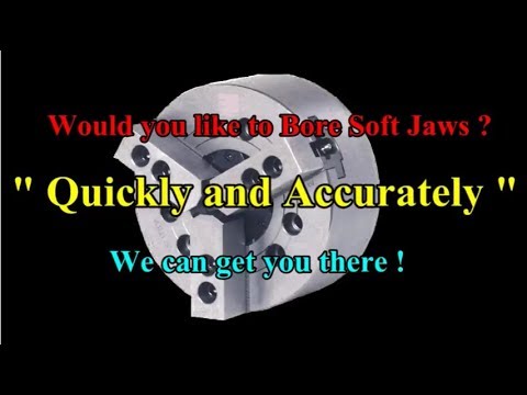 youtube conventional lathe how to bore out soft jaws