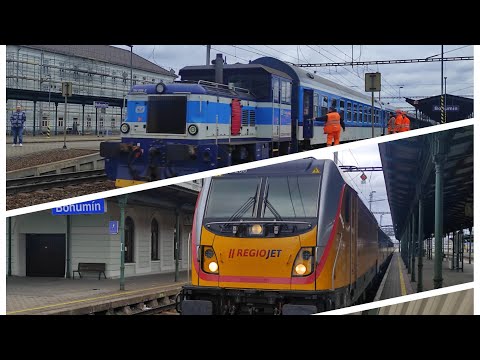 🛤️Mały wypadzik📽️České dráhy📸Traxx DC3,RegioJet