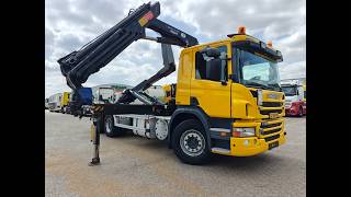Scania P 320 B 6X2*4 Day Cab EEV - 9T Front Axle - HyvaLift Hooklift + hook lift truck | Image 4 - Autoline