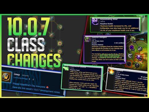 10.0.7 Dev Notes: Unholy, Monk, Paladin, Warlock & More Class Changes coming!