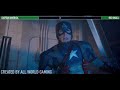Captain America vs. Red Skull with healthbars (4th of July Special)