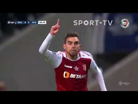 Goal | Golo Ricardo Horta: SC Braga (1)-0 Sporting (Taça da Liga 19/20 - 1/2 final)