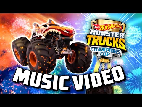 Hot Wheels Monster Trucks 🏆🎶😎 ¡SOMOS CAMPEONES! | NUEVO Video Musical Copa de Campeones En Español