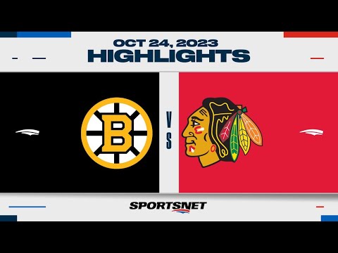 Destaques da NHL | Bruins x Blackhawks - 24 de outubro de 2023