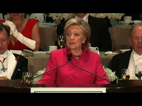 Hillary Clinton's entire speech at the Al Smith dinner