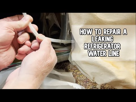 How to repair a leaking refrigerator water line DIY video #refrigerator #diy #lowes