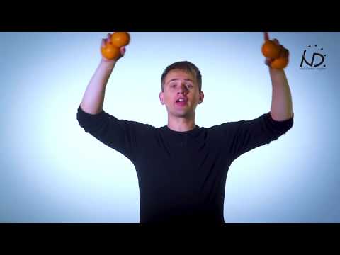 Tutorial, 4-ball splits juggling trick