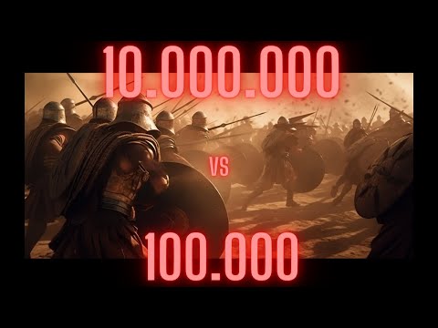 Ultimate Epic Battle Simulator 2 | UEBS 2 - 10,000,000 Persians vs 100,000 Roman Generals Gameplay