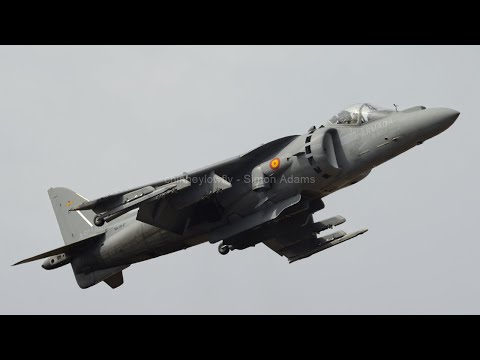 Spanish Navy AV-8B Harrier display - Farnborough International Airshow 2018