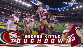 49ers ジミー・ガロポロからジョージ・キトルへのTDパス 　[2021-2022 NFC CP 49ers vs LA]