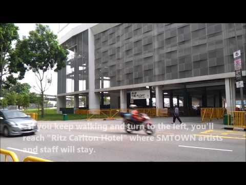 [HD] A guide to get to SMTOWN concert location and hotel in Singapore (Eng Subs)