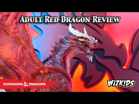 WizKids D&D Adult Red Dragon Unboxing & Review (+ Volcanic Lair)