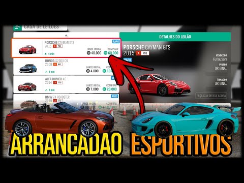 Forza Horizon 4 - ARRANCADÃO de LEILÃO com CARROS ESPORTIVOS