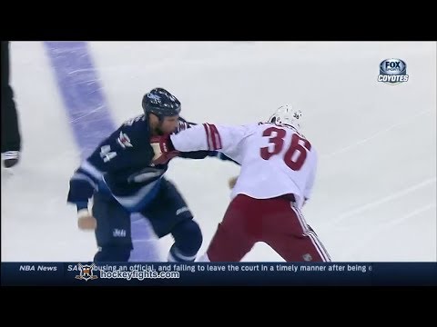 Robert Klinkhammer vs Zach Bogosian Feb 27, 2014