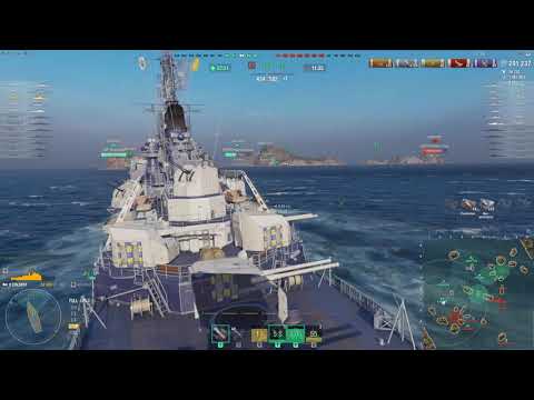 Colbert T10 French Cruiser | 330k Dmg, 3 Mil Potential, 1400 Shell Hits | World of Warships Replay