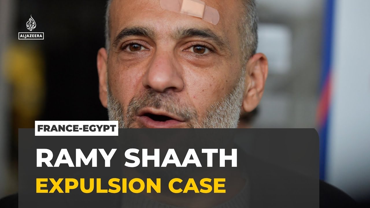 French authorities consider expelling Ramy Shaath: Supporters rally in Nanterre