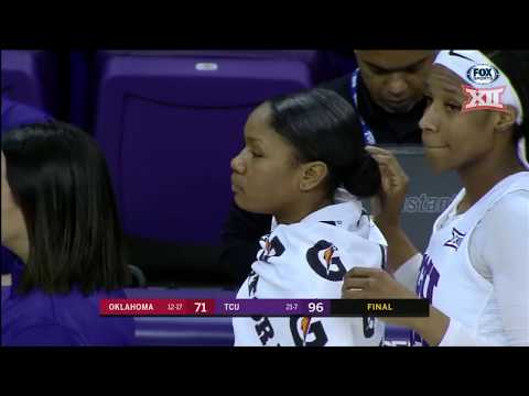 Oklahoma vs TCU Women's Basketball Highlights