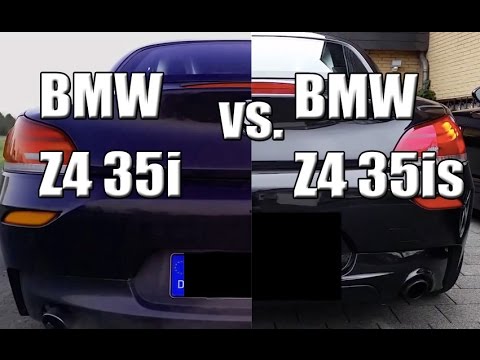 BMW Z4 35i vs  BMW Z4 35is Sound Battle Hear the difference