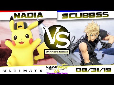 NadiA (Pikachu, DK) vs. Scubbss (Cloud) - Winners Semis - Smashkatoon 43