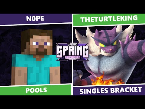 Spring Arcadian 2023: Pools - n0pe (Steve) Vs TheTurtleKing (Incineroar) SSBU Singles
