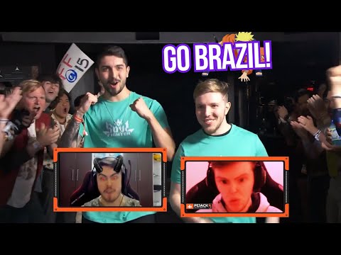 JUKES E PIJAS SENDO APRESENDADOS PELA RIOT INTERNACIONAL EM EVENTO (LEGENDADO)