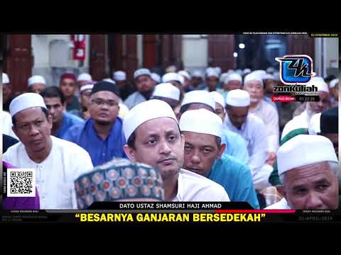 TAZKIRAH : Untungnya Orang Yang Rajin Bersedekah - Ustaz Shamsuri Haji Ahmad