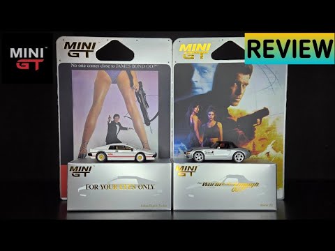 More 007!  Mini GT - James Bond Lotus Esprit Turbo & BMW Z8 - REVIEW
