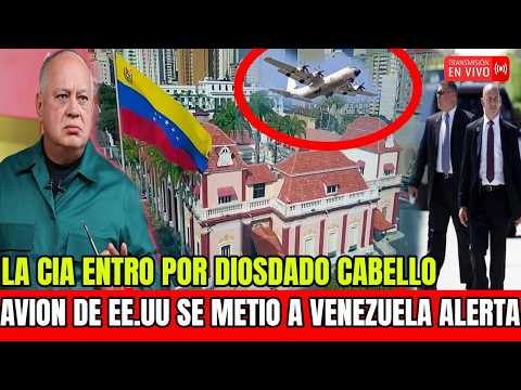 DIOSDADO CABELLO SE LE METIERON A CARACAS 🔴AVION DE EE.UU SE METIO A venezuela🔴delcy rodriguez