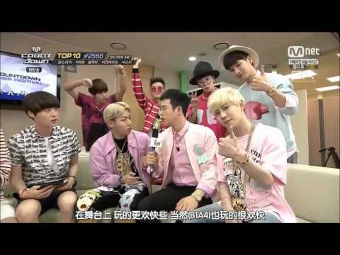 [BlackBANA中字]140731 MCD 待機室 B1A4 CUT