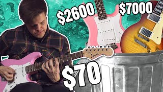 Video thumbnail for Squier Mini Strat vs PRS Silver Sky vs Gibson R9 - Which Sounds Best? by ML Sound Lab
