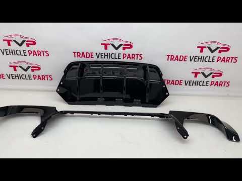 Fits BMW 5 Series F10 F11 2010-2016 Rear Bumper Diffuser Gloss Black video