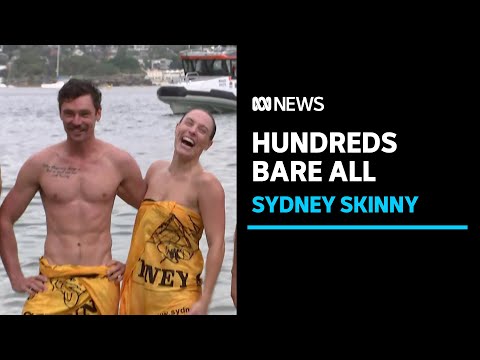 Hundreds shed their clothes for Sydney's annual nude swim | ABC News