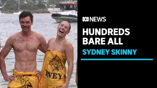 Hundreds shed their clothes for Sydneys annual nud